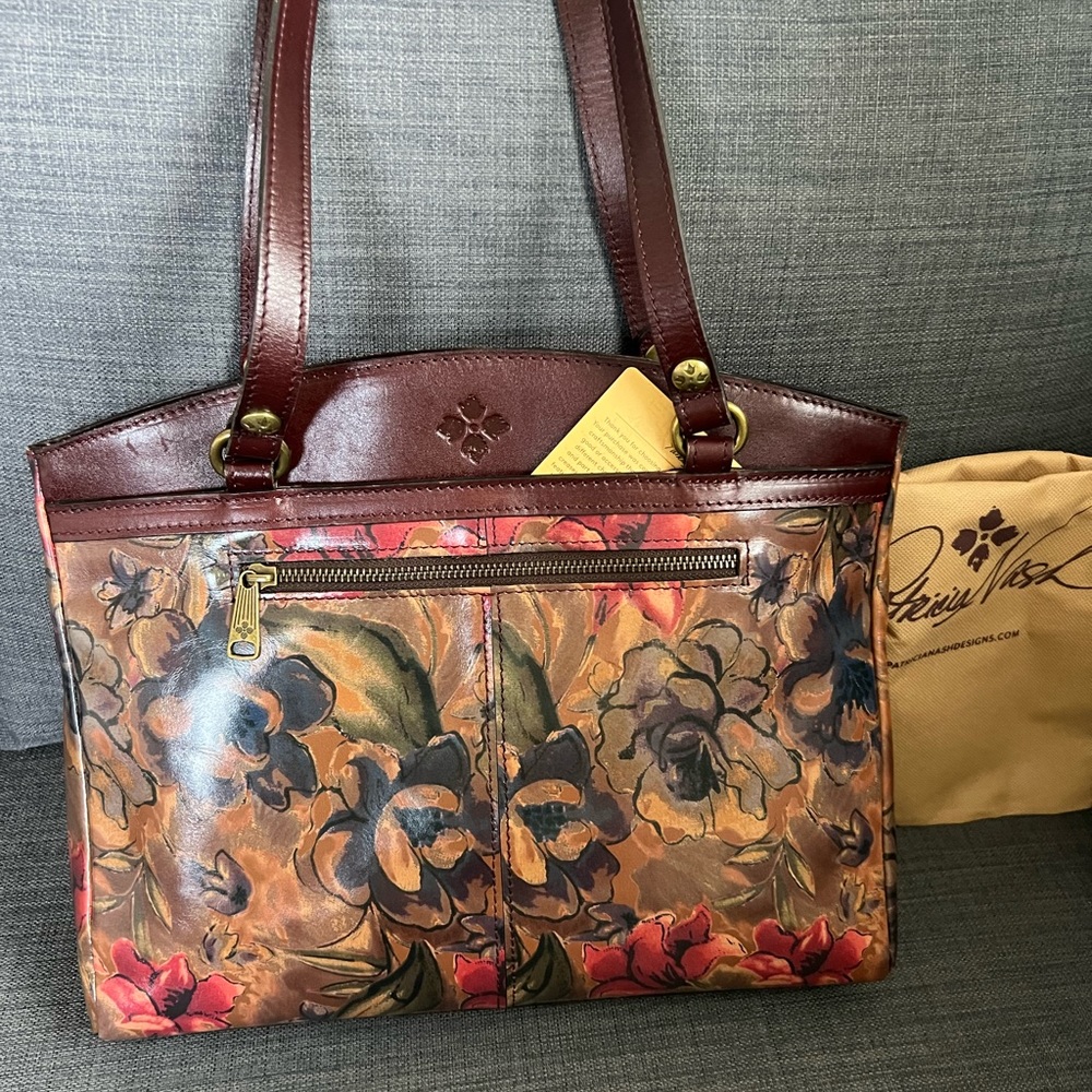 NWT PATRICIA NASH POPPY TOTE HANDBAG LEATHER
